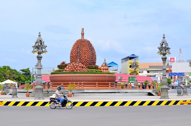 Kampot durian roundabout